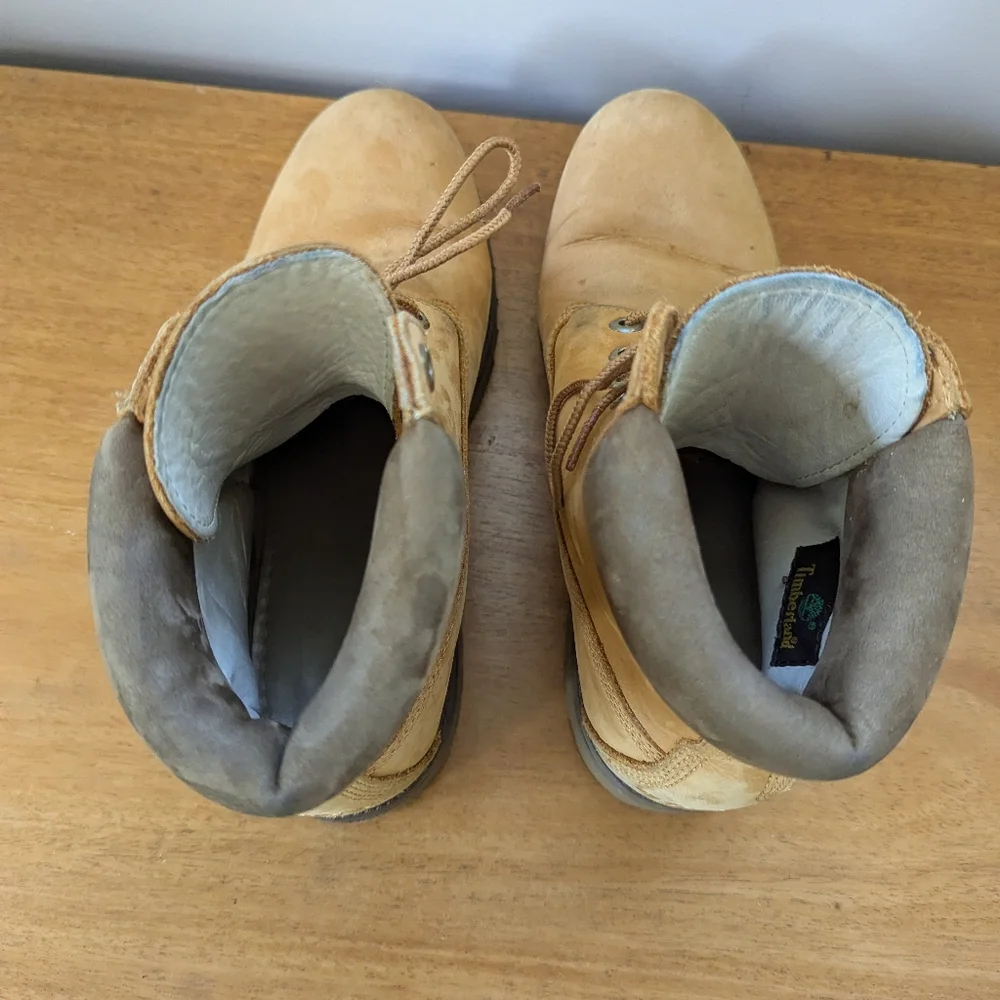 Vintage‎ Y2K Timberland Tan Construction Boots